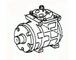 Toyota Granvia/Grand hiace A/C Compressor assy 88320-26660  88320-26670  88320-26600 