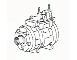 Air conditioning compressor 88320-26H91  88320-3A100  88320-3A080 Toyota Land Cruiser 90