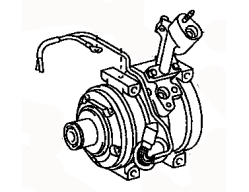 Air conditioning compressor 88320-28400  88320-28360 Toyota Alphard MNH10R-PFPQK