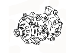 Toyota Sienna  A/C Compressor assy 88320-28420 88310-28600/447190-5820 for Toyota VENZA Toyota RAV4 and Lexus ES350