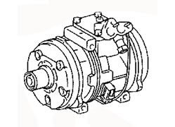 A/C Compressor assy 88320-2B080  88320-2B100  88320-21040 Toyota Caldina