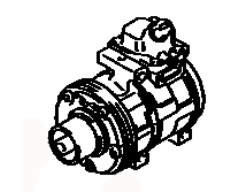 Air conditioning compressor 88320-30421  88320-3A040 Toyota Crown GS131L-AEMGK