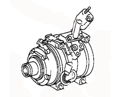 Air conditioning compressor 88320-35660 Toyota Hilux KZN165R-PRMSTQ