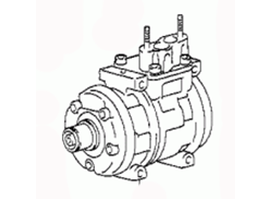 A/C Compressor assy 88320-3A090  88320-3A080  88320-3A100  Toyota Crown JZS155L-AEPGFV