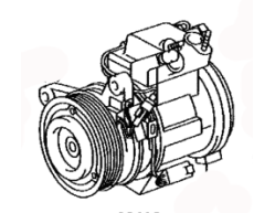 Air conditioning compressor 88320-3AH91 88320-3A190 Toyota