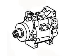 A/C Compressor assy 88320-47040  88320-47030 Toyota Prius NHW11L-AEEEBA