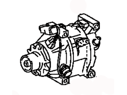 Air conditioning compressor 88320-47050 88320-17120 Toyota MR2 ZZW30L-AKMQHA