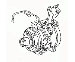 A/C Compressor assy 88320-48090 Lexus rx300 MCU15L-AWPGKW