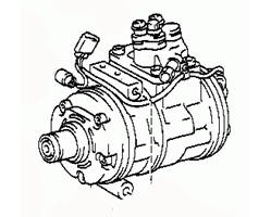 A/C Compressor assy 88320-50091 Lexus ls430 UCF30L-AEAGKV