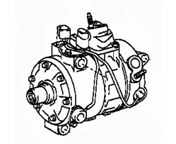 Air conditioning compressor 88320-50100 Lexus ls430 UCF30L-AEAGKA