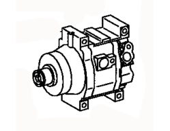 A/C Compressor assy 88320-52080 Toyota Yaris  NLP10L-AGMRXW