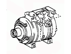Air conditioning compressor 88320-53020 Lexus is200/300 GXE10L-AEFVKW