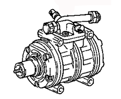 A/C Compressor assy 88320-60191  88320-60190 Toyota Land Cruiser HJ60LG-MK