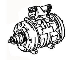 A/C Compressor assy 88320-60260  88320-60171  88320-60170 Toyota Land Cruiser