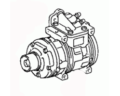 Air conditioning compressor 88320-60560 Toyota Land Cruiser HZJ70RV-MRQ