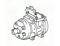 Air conditioning compressor 88320-60H91 Toyota Hiace van  comuter RZH113R-RBPREQ