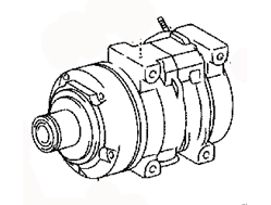 Air conditioning compressor 88320-6A041  88320-6A040 Toyota Land Cruiser prado