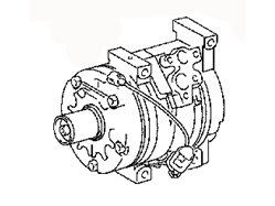 Air conditioning compressor 88320-6A400  88320-6A540 Toyota Land Cruiser prado