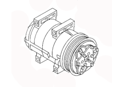 AC COMPRESSOR 8D0260805R 8D0260805Q 8D0260805J VOLKSWAGEN PASSAT/VARIANT