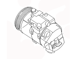 AC COMPRESSOR 8Z0260805A AUDI A2