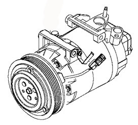 COMPRESSOR-COOL 92600-1DA1B NISSAN X-TRAIL PHIMAKE