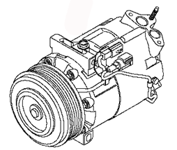 AC COMPRESSOR 92600-1DE0A 92600-1DE0A 92600-1DA0A 92600-JD71B NISSAN X-TRAIL