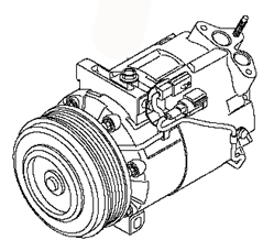 AC COMPRESSOR 92600-JG30A 92600-JG300 NISSAN X-TRAIL JPNMAKE