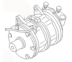 AC COMPRESSOR 92600-VZ00B 92600-VZ00A NISSAN URVAN