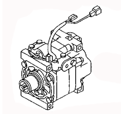 AC COMPRESSOR B02A-61-450 B13R-61-450A B13R-61-450B MAZDA 323 1994