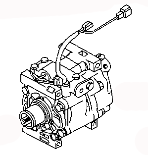 AC COMPRESSOR BK6E-61-450 C100-61-450 C100-61-450A MAZDA 626 1999