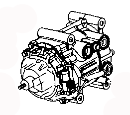 AC COMPRESSOR DE94-61-450 DE94-61-450A DE97-61-450 MAZDA 2 2003