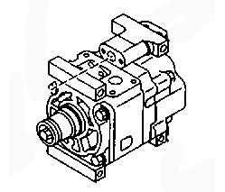 MAZDA 626 1991 AC COMPRESSOR GB6H-61-450B GB6H-61-450A GB6M-61-450A 