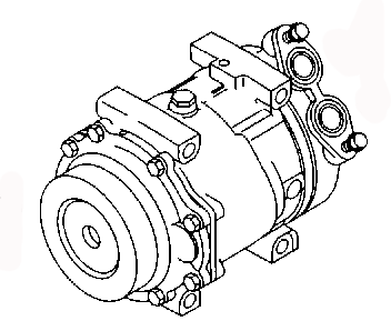 MAZDA 3 2008 AC COMPRESSOR GDB1-61-450 BEV3-61-450A BBR4-61-450 