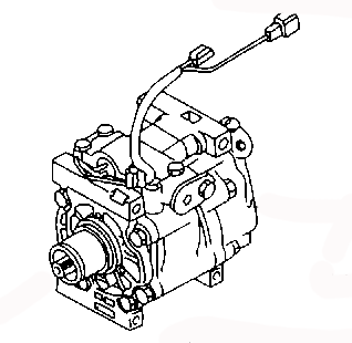 MAZDA 626WAGON 1997 AC COMPRESSOR GE9E-61-K00 B22B-61-K00 