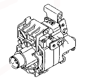 MAZDA 6 2002 AC COMPRESSOR GJ6A-61-K00A GJ6A-61-K00B GJ6F-61-K00 