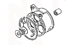 MAZDA 929 1986 AC COMPRESSOR H267-61-450 