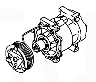 AC COMPRESSOR M613970 MITSUBISHI CARISMA 05.1995-12.2003 
