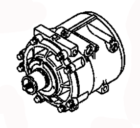 AC COMPRESSOR MB630355 MB630341 MITSUBISHI COLT/LANCER