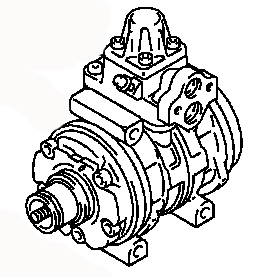 AC COMPRESSOR ASSY MB630825 MB630817 MITSUBISHI L300 07.1991-05.2002