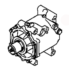 AC COMPRESSOR ASSY MN185233 MR513148 MITSUBISHI DION 05.2000-12.2005 