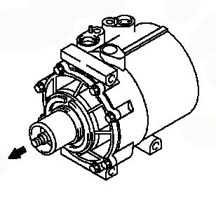 AC COMPRESSOR ASSY MR117186 MR168349 MR315257 MITSUBISHI DEBONAIR