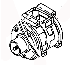 AC COMPRESSOR ASSY MR149345 MITSUBISHI CHARIOT