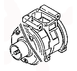 AC COMPRESSOR MR149366 MITSUBISHI PAJERO 06.1992-06.2000