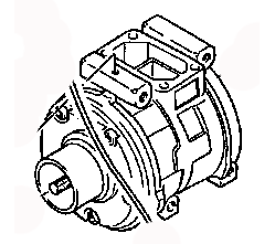 AC COMPRESSOR ASSY MR149367 MR149366 MITSUBISHI PAJERO/MONTERO 1990-2004