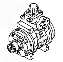 AC COMPRESSOR ASSY MR175656 MITSUBISHI L300 07.1991-05.2002