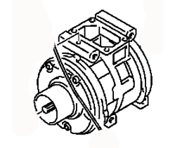 AC COMPRESSOR ASSY MR206460 MITSUBISHI L200 06.1996-03.2001