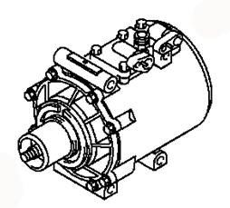 AC COMPRESSOR ASSY MR216032 MR206800 MITSUBISHI SPACE GEAR/L400