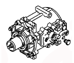 AC COMPRESSOR ASSY MR233783 MR360264 MR398303 MITSUBISHI DIAMANTE