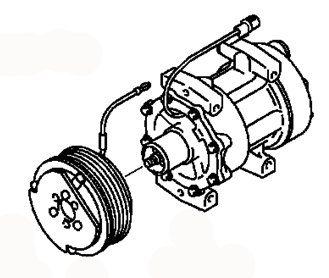 AC COMPRESSOR MR262971 MITSUBISHI CARISMA 05.1995-12.2003 