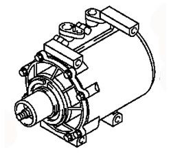 AC COMPRESSOR ASSY MR315257 MB630390 MITSUBISHI SIGMA 12.1992-07.1996